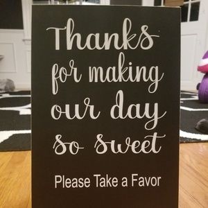 Chalkboard Wedding Signs
